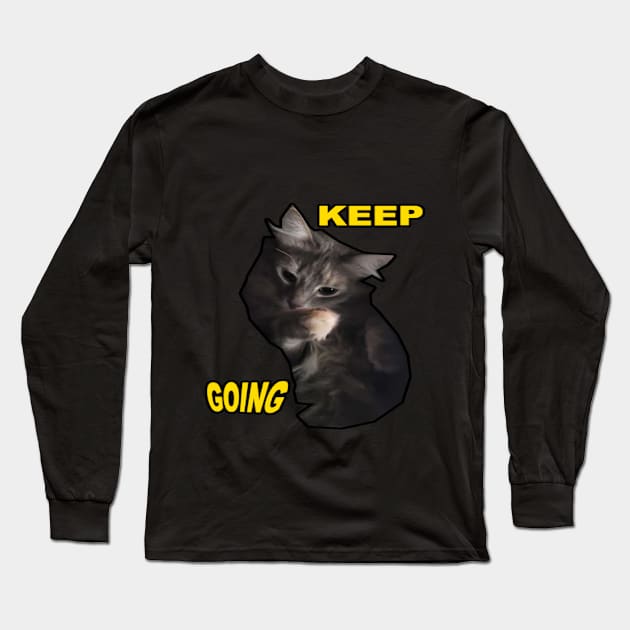 Inspiration Cat Long Sleeve T-Shirt by TonSlice